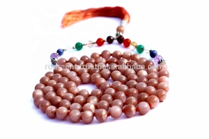 OEM 7 Chakra 108 collier de perles de méditation bijoux de mode avec perle de guérison naturelle cristal pierre spirituelle Mala perles cadeau - Product Image 3