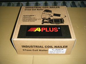 Cloueuse pneumatique industrielle Aplus C-55PA avec capacité de 25 mm à 57 mm, modèle de palette CN55 - Product Image 6