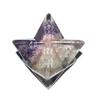 Filet d'améthyste Merkaba Star, tube acheté une étoile à collectionner, offre spéciale - Product Image 2