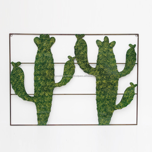 Tenture murale GD-2378 arbre feuille art mural pour la décoration de la maison sur festival cactus arbre métal art mural pour la maison objets décoratifs - Product Image 1
