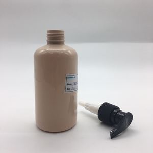 220ml color crema Gel de ducha Botella de plástico PET botella de PET de hombro redondo con bomba - Product Image 3