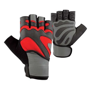 Guantes de cuero sintético profesionales, manoplas de levantamiento de pesas para Fitness, con soporte para la muñeca, superventas - Product Image 2