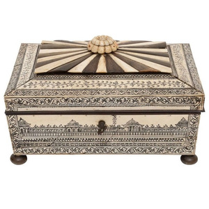 Boîte fantaisie en incrustation d'os de haute qualité - Product Image 5