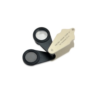 อัญมณี Loupe มรกตเชลซีพลอยสีกรอง - Product Image 1