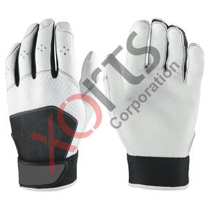 Various Styles and Patterns Leather Baseball Batting Gloves in Various Colors - Product Image 1