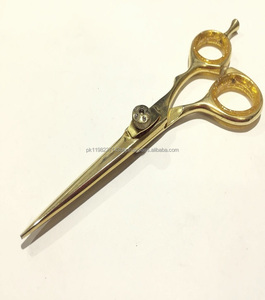 Ciseaux de coupe de cheveux professionnels en acier inoxydable japonais J1 de 6 pouces ciseaux de barbier de beauté plaqués or pour une utilisation en salon - Product Image 3