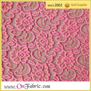 Tissu pour robe en dentelle 57/58 premium RASCHEL LACE SOLID WOVEN - Product Image 2