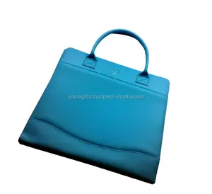 3 ring zipper binder / blue leather file folder with 3 ring binder / best selling 3d ring binder with handle