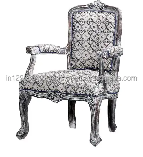 Living Room Chair Maharaja Style Indian Royal Upholstered Chair