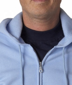 Vente en gros de sweat à capuche zippé en molleton de polyester/coton pour hommes avec logo personnalisé coupe surdimensionnée prête pour l'hiver positions de logo multiples - Product Image 6