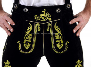 Unisexe léger grande taille hommes Lederhosen anti-rides brodé imprimé plis bouton à motifs séchage rapide respirant mi - Product Image 4