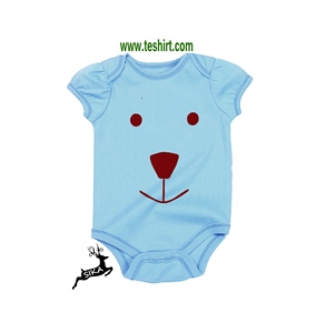 india online shopping Wholesale custom print kids knitted organic cotton baby romper Kids Romper Baby Boy Short Sleeve rompers - Product Image 1