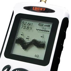 LUCKY FFW-718เครื่องค้นหาปลาโซนาร์ไร้สายแบบดิจิตอล,ระยะ120ม. (400ft) ระยะไร้สาย45ม. (135ft) ทะเลสาบใต้ทะเล (มีบรรจุภัณฑ์ OEM)