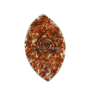 Buy Online Gemstone Energy Giving Carnelian Orgone Eye Cab Set - Product Image 1