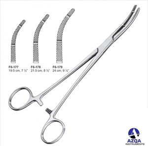 Pince hémostatique Rochester Pean 10 "en gros pinces droites et incurvées en acier inoxydable avec trois positions de verrouillage - Product Image 6