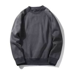 Sudadera de algodón y poliéster con Logo personalizado para hombre, ropa deportiva lisa con cuello redondo, alta calidad - Product Image 1