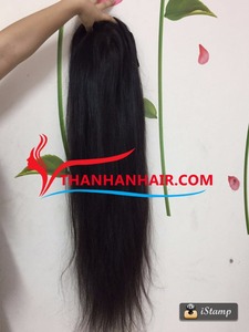 ขายส่งราคามนุษย์ผมวิกผม100% ที่ยังไม่ได้ตรงเนียนผมเต็มลูกไม้วิกผม - Product Image 4