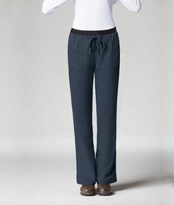 Pantalones de trabajo para mujer de la mejor calidad, pantalones de trabajo para mujer hechos de poliéster 77% y pantalones de trabajo de rayón 23% - Product Image 1