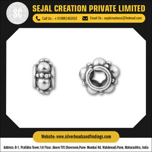 ลูกปัดหลวมเงินสเตอร์ลิง925 B11มีสีเงินทองแดงสำหรับเครื่องประดับลายทรงกลม - Product Image 2