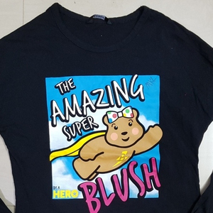 บังคลาเทศเสื้อยืดแขนยาวสำหรับเด็กผู้หญิงแฟนซีสุดๆผ้าฝ้ายพิมพ์ลายบลัชออนสำหรับทุกฤดูกาล - Product Image 1