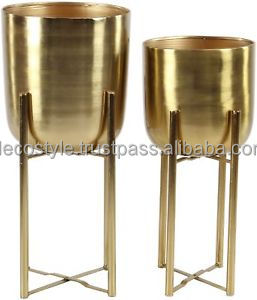 Galvanized Planter with Stand Set - Product Image 2