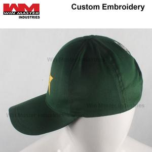 Verde deportes gorra de béisbol con logotipo de bordado personalizado - Product Image 3