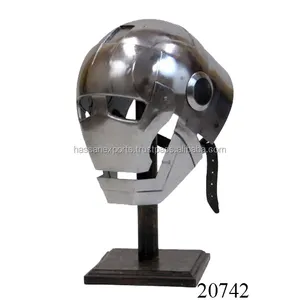 Armure de Combat pour hommes, casque Iron Man, réplique, sangle menton