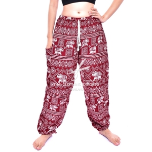 Elefante Harem pantalones de cintura con cordón Pantalones - Product Image 3