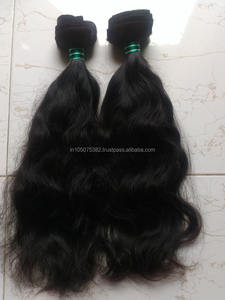Pelo Remy ondulado indio sin procesar de alta calidad, precios de fábrica en cabello humano de India - Product Image 2
