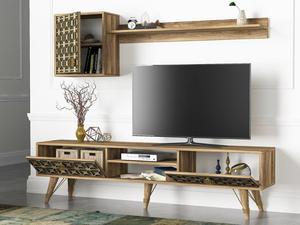 Exclusive Luxury Valente TV <b>Unit</b> Modern Walnut-Sardunia Panel Wood Best Seller Home Furniture for <b>Living</b> <b>Room</b> Dining Chipboard - Product Image 4