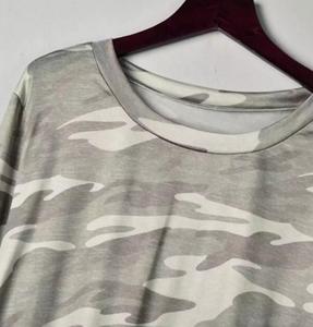 Camisas atléticas de manga larga para mujer, de secado rápido y transpirables, ligeras, para correr, deportes, estampado de camuflaje, ropa informal, cuello redondo, Bangladesh - Product Image 5