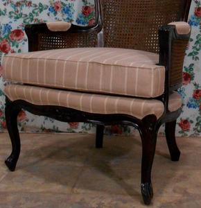 Meuble de salon en rotin français, imitation acajou, mobilier de salon - Product Image 3