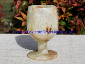 Copas de Vino de Piedra de Ónix Natural Talladas y Pulimentadas, Artículos Decorativos para el Hogar con Estilo, Diseño Único con Patrón de Amor - Product Image 5