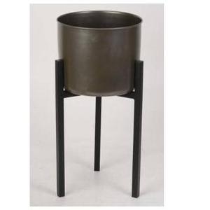 Trending Flower Pots on Stand Black - Product Image 1