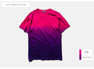 OEM Summer Custom 100% Cotton Short Sleeve O-neck Dip Dye <b>Tie</b> Dye T Shirt for <b>Men</b> - Product Image 3