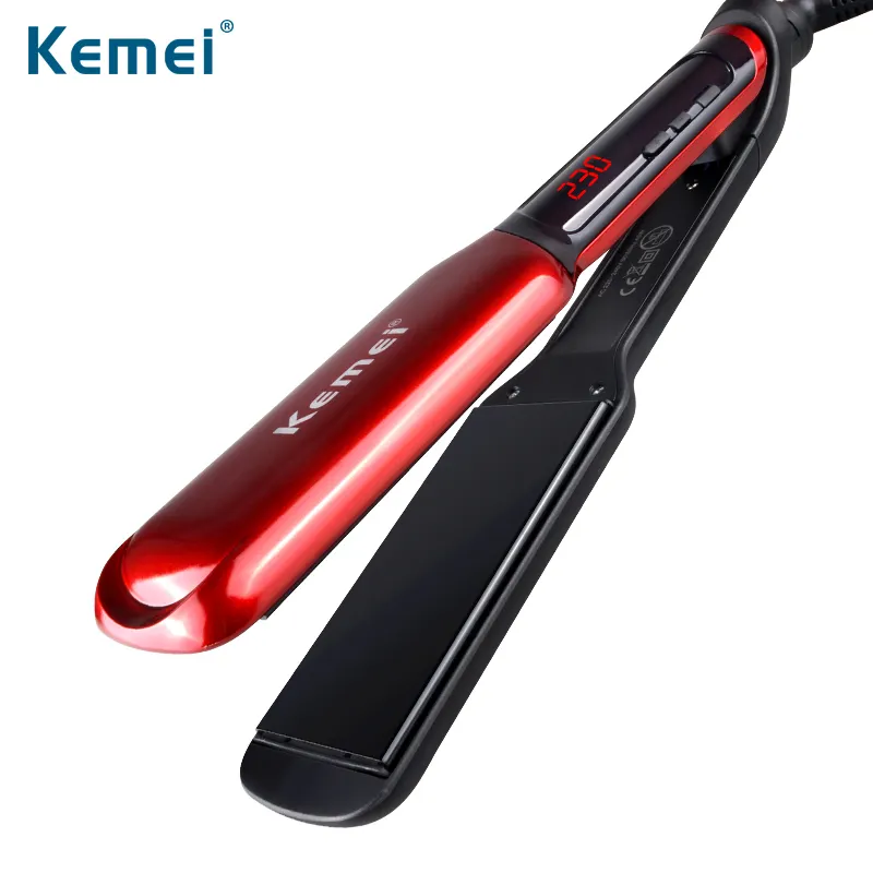 Kemei KM-9620 Professional เซรามิค Nano ลวด Iron Straightener พร้อมจอแสดงผล LCD ขายส่ง