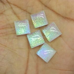 Ópalo doble de 12x12mm, taxi cuadrado, 8,39 cts, Gema suelta para joyería - Product Image 3