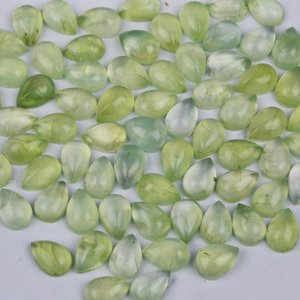Cabochons à dos plat en prehnite naturelle 3mm 4mm 5mm Fournisseur calibré Pierres en vrac pour acheter Fabrication de bijoux en vrac Prix d'usine - Product Image 1