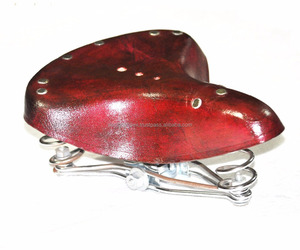 Sillín de bicicleta clásico, color marrón, cómodo - Product Image 2