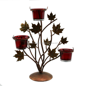 Bougeoir Candélabre debout au sol Bougeoir fait main au design de luxe - Product Image 4