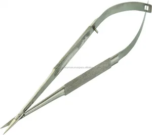 眼科手术微型不锈钢Castroviejo微型剪刀架敷料操作剪刀锋利/钝