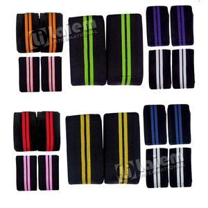 2023 haute élastique néoprène coton Sport ceinture grande taille réglable Fitness haltérophilie Logo enveloppes genou confortable respirant - Product Image 6