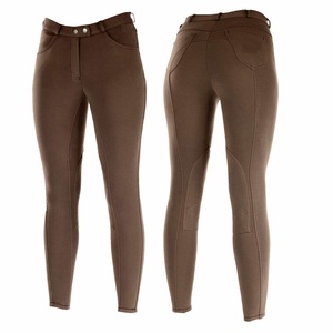 Shemax Custom 2024 คุณภาพสูงขายส่งออกแบบใหม่เสื้อผ้าขี่ม้าสุภาพสตรีJennie Brownเสริมเข่าPatchกางเกง - Product Image 5