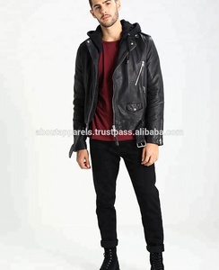Veste de motard en cuir d'agneau pour homme, style 2026, populaire, vintage, imperméable, tricotée, bomber d'hiver, grande taille - Product Image 3