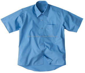 เสื้อเด็กผู้ชายแขนสั้นโรงเรียนประถมเสื้อเชิ้ตสีขาว - Product Image 6