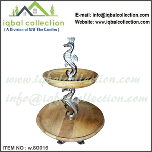 2 Tier <b>Wooden</b> <b>Cake</b> <b>Stand</b> - Product Image 2