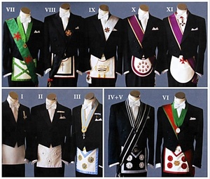 Masonic Regalia Royal Ark Mariner Sash/Masonic Regalia Scottish Rite 32nd Degree Rose Croix Faja bordada a mano - Product Image 3