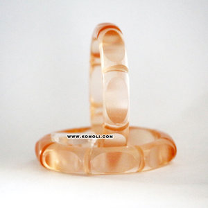 Diseño de bambú de color sólido hecho a pedido pulsera de joyería - Product Image 4