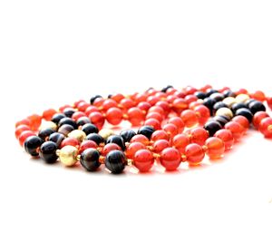 Bohemian 108 Mala Beads <b>Necklace</b> High-Grade Handcrafted Red <b>Onyx</b> Spiritual Yoga Gemstone Jewelry Buddhism Parties Gifts - Product Image 4