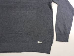 Suéter de punto informal de manga larga de cuello alto de nailon de algodón de marca de alta calidad para hombres, lotes de existencias de Bangladesh - Product Image 2